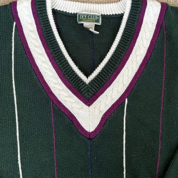 Ivy Club Men’s Sweater - Picture 3 of 4